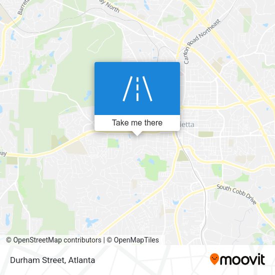 Mapa de Durham Street