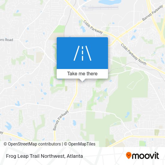 Mapa de Frog Leap Trail Northwest