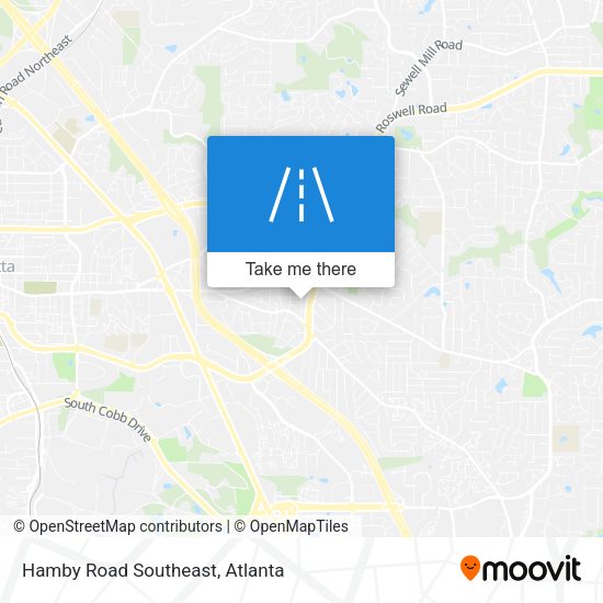 Hamby Road Southeast map