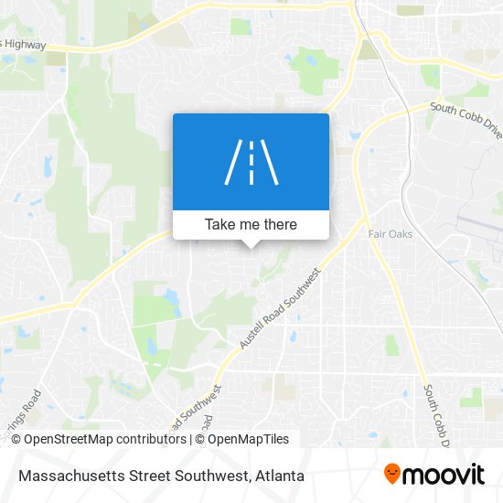 Mapa de Massachusetts Street Southwest