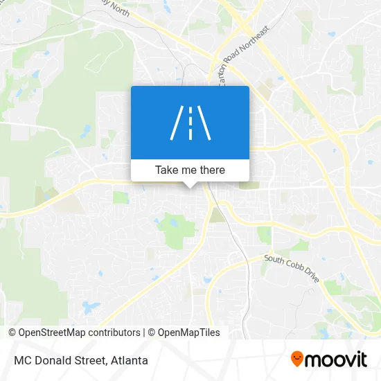 MC Donald Street map