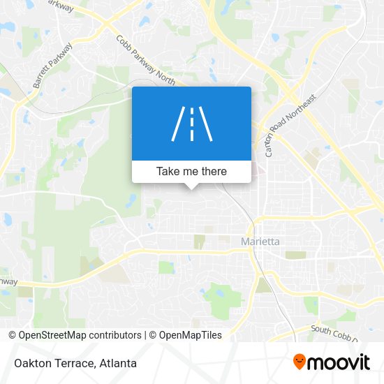 Mapa de Oakton Terrace