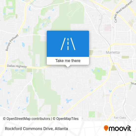 Rockford Commons Drive map