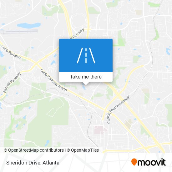 Sheridon Drive map