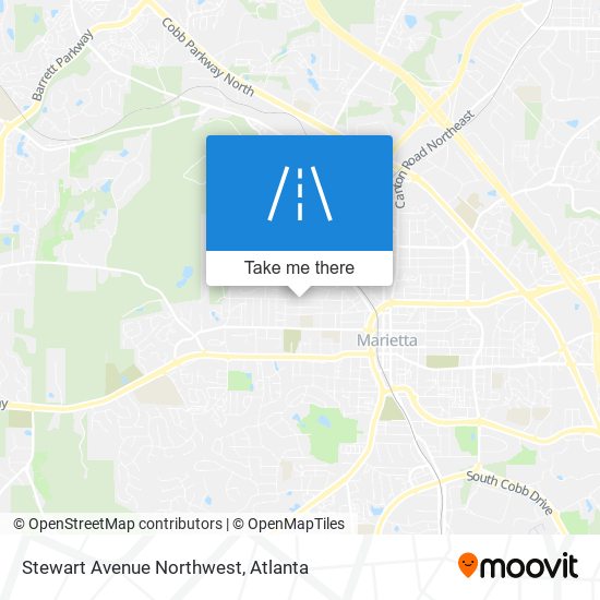 Mapa de Stewart Avenue Northwest