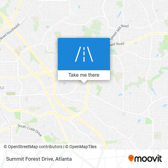 Summit Forest Drive map