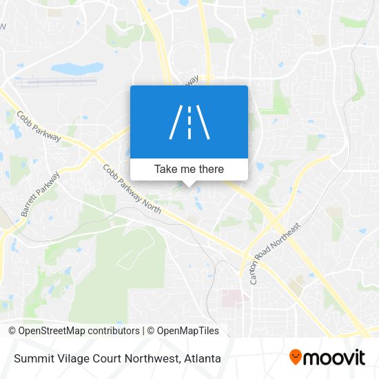 Mapa de Summit Vilage Court Northwest