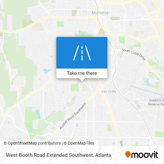 Mapa de West Booth Road Extended Southwest