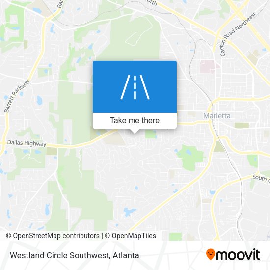 Mapa de Westland Circle Southwest
