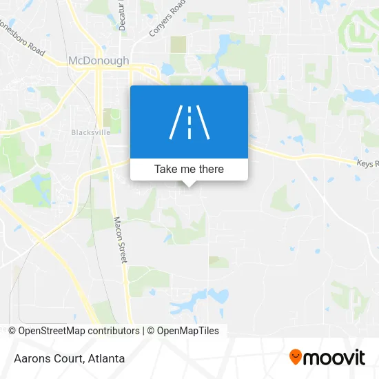 Aarons Court map