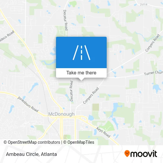 Ambeau Circle map