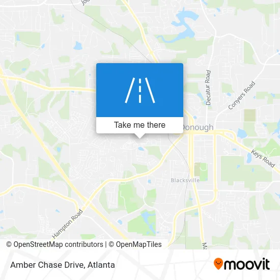 Amber Chase Drive map