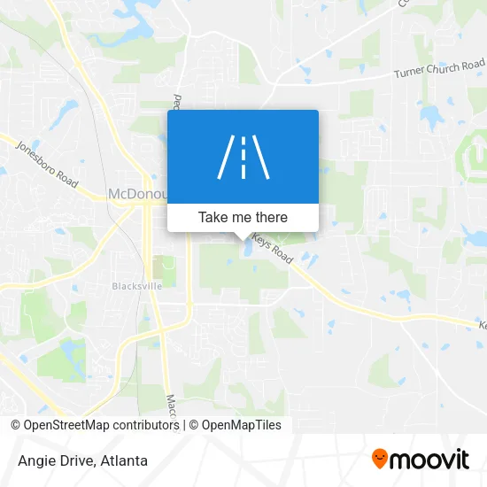 Angie Drive map