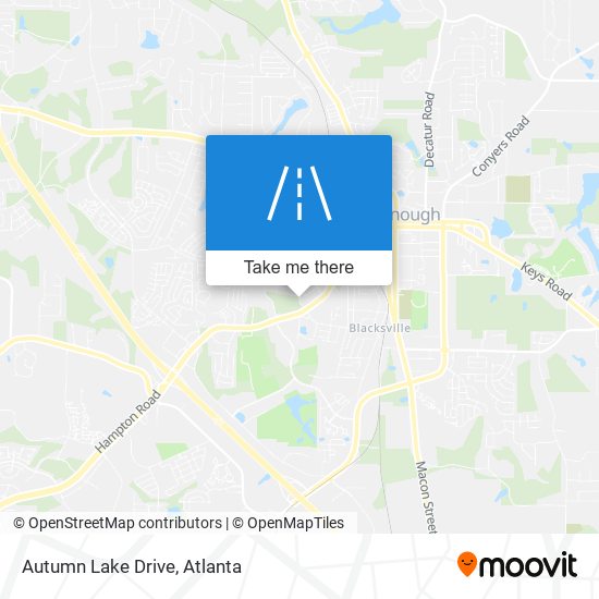Autumn Lake Drive map