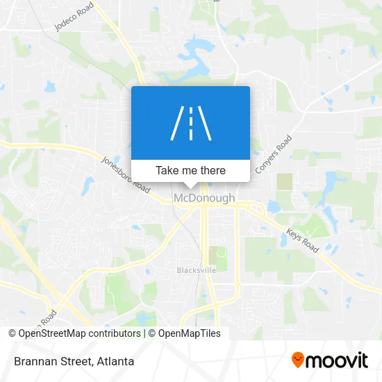 Brannan Street map