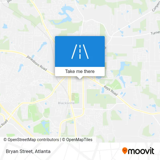 Bryan Street map