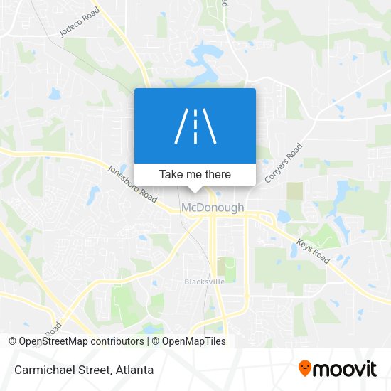 Mapa de Carmichael Street
