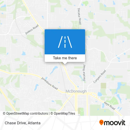 Chase Drive map