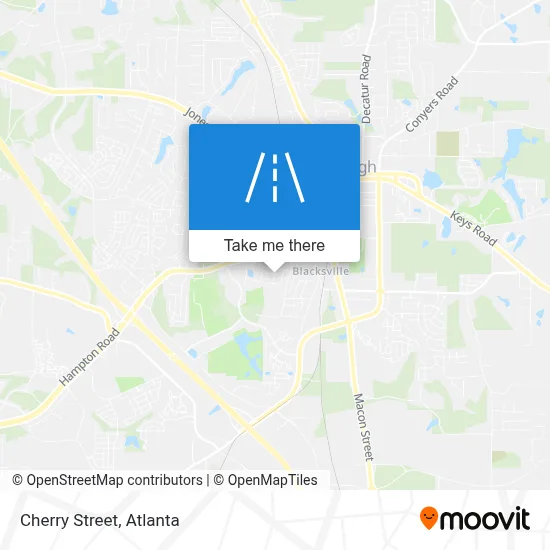 Cherry Street map