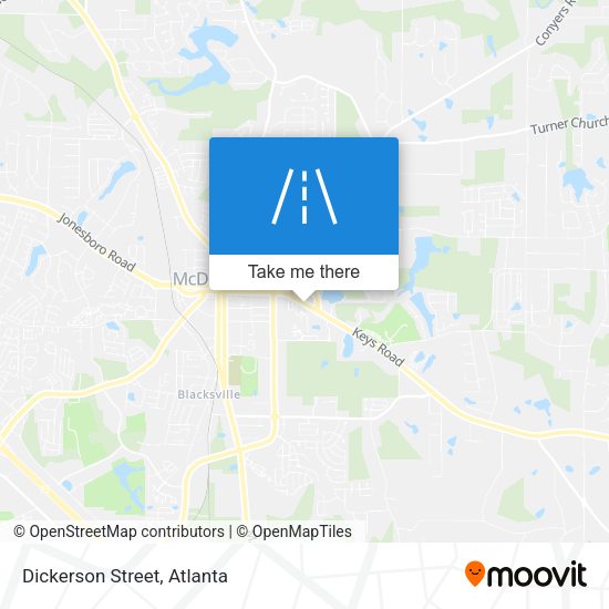 Mapa de Dickerson Street