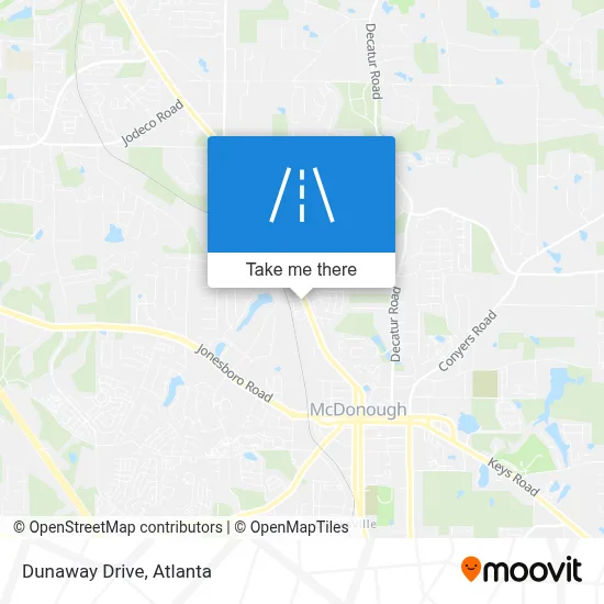 Dunaway Drive map