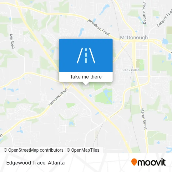 Edgewood Trace map