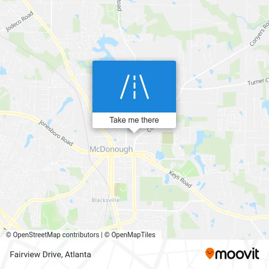 Fairview Drive map