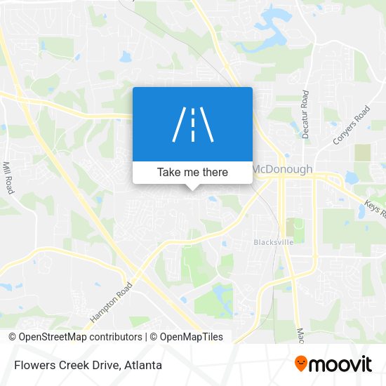 Mapa de Flowers Creek Drive