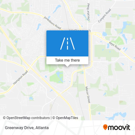 Mapa de Greenway Drive