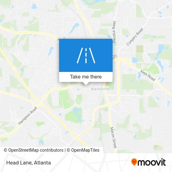 Head Lane map