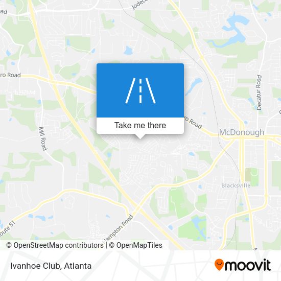Mapa de Ivanhoe Club