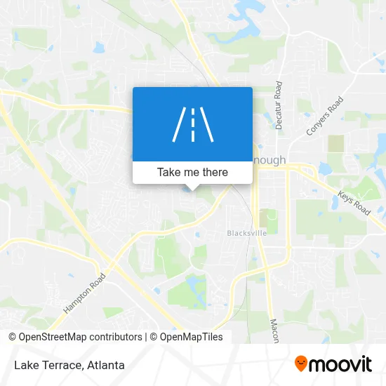 Lake Terrace map