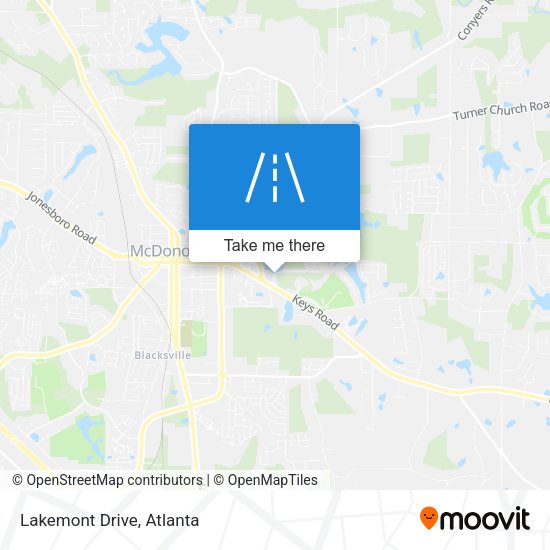 Lakemont Drive map