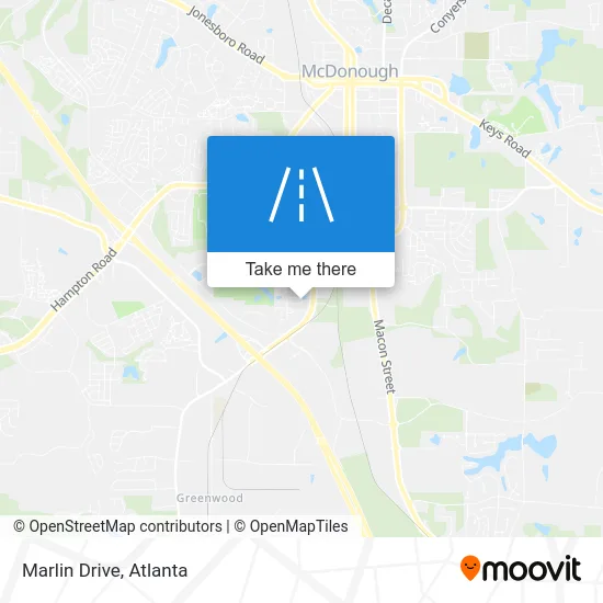 Marlin Drive map