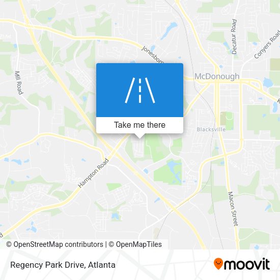 Mapa de Regency Park Drive
