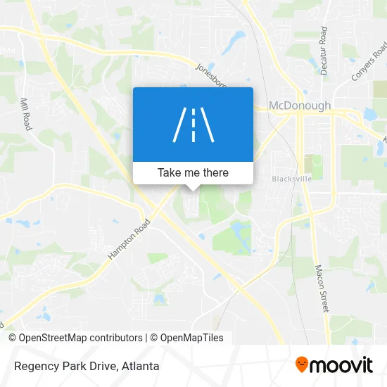 Regency Park Drive map
