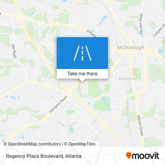 Regency Plaza Boulevard map