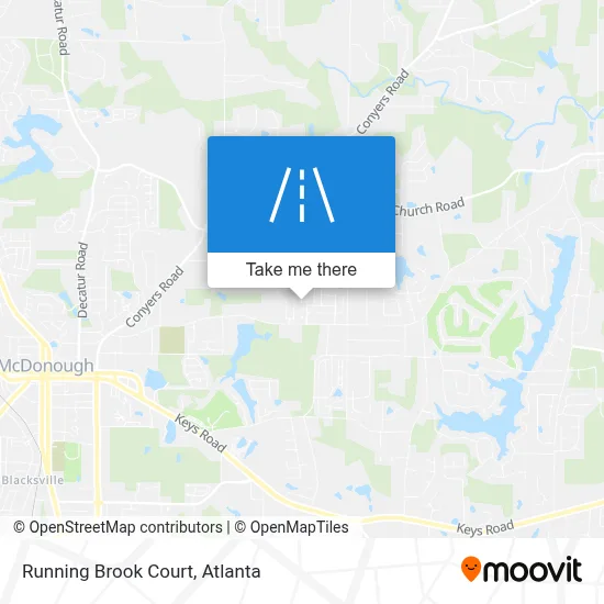 Running Brook Court map