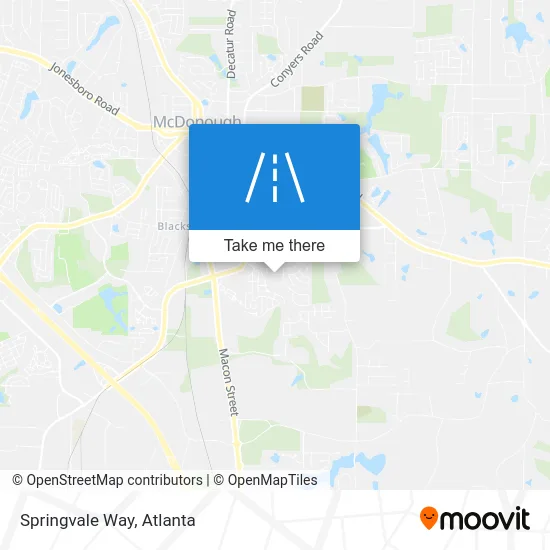 Springvale Way map