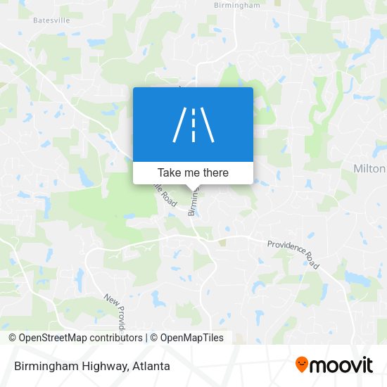 Mapa de Birmingham Highway