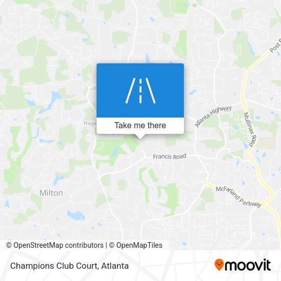 Champions Club Court map