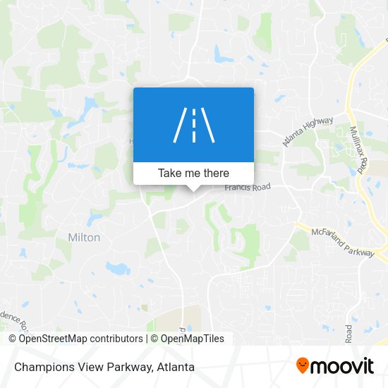 Mapa de Champions View Parkway