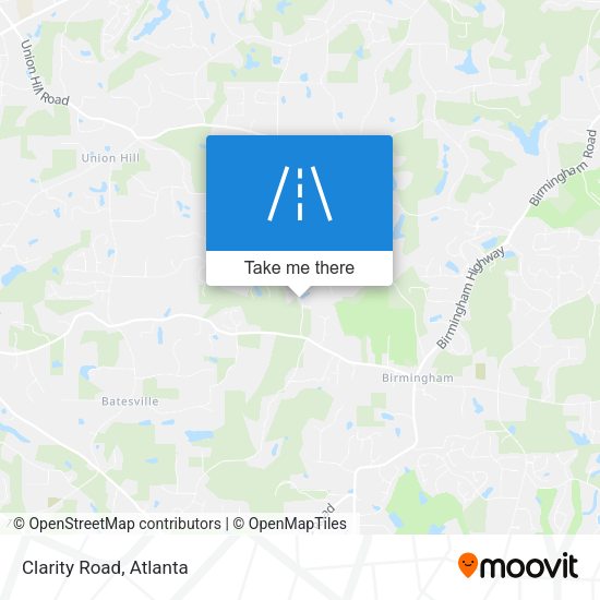 Mapa de Clarity Road