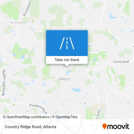 Mapa de Country Ridge Road
