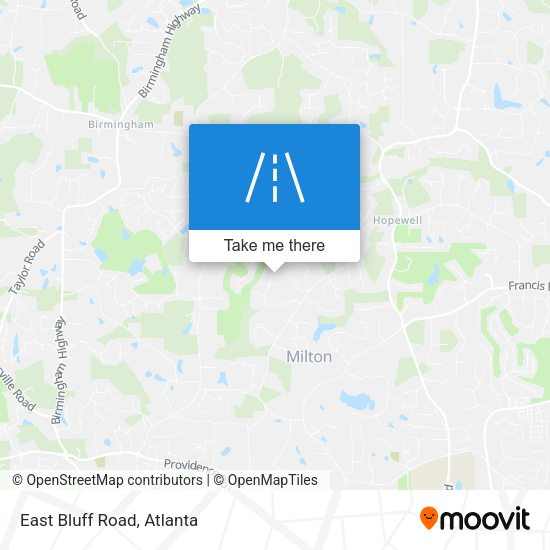 Mapa de East Bluff Road