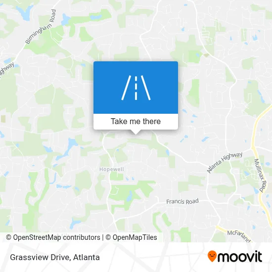 Grassview Drive map