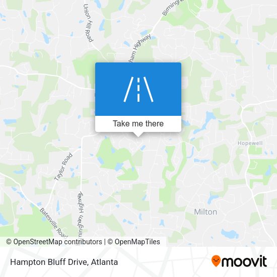 Mapa de Hampton Bluff Drive
