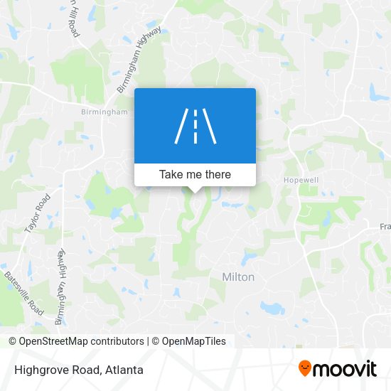 Mapa de Highgrove Road