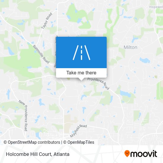 Holcombe Hill Court map