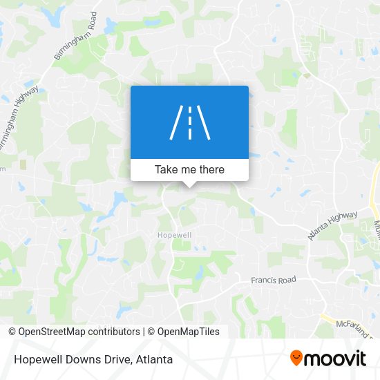 Hopewell Downs Drive map